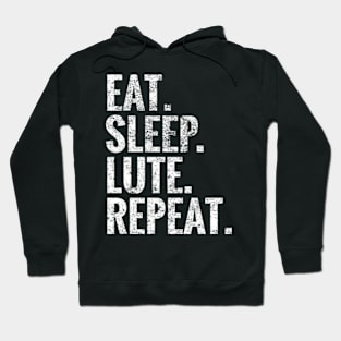 Eat Sleep Lute Repeat Hoodie